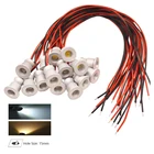 Прожектор для большого пальца, 10 шт., 1 Вт, 12 В, IP65, светодиодный точечный мини-светильник, освещение для шкафа