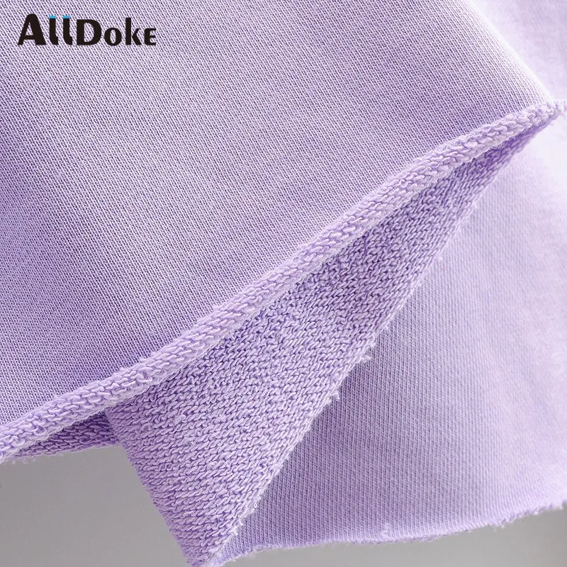 

ALLDOKE streetwear casual embroidery sweatshirt women spring o neck long sleeve cartoon hoodies cotton crop sweatshirts mujer