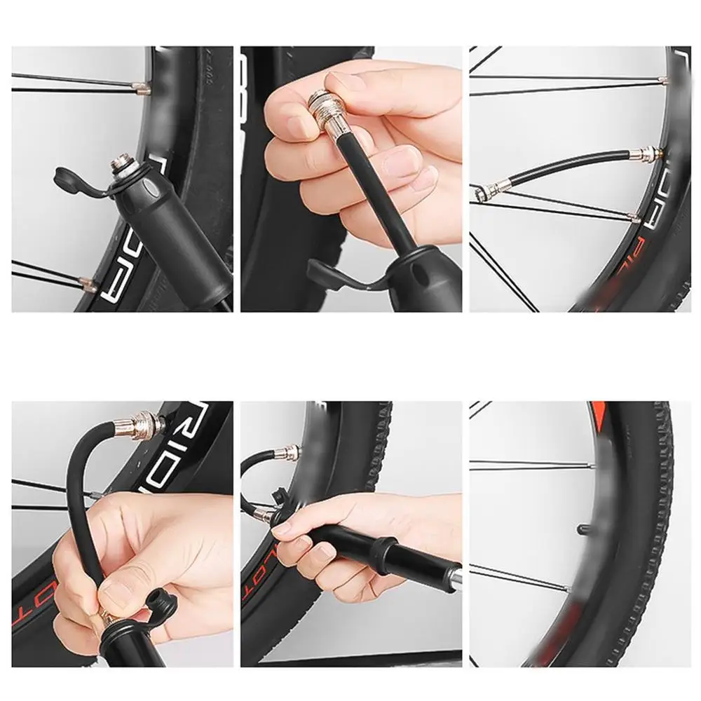 

Portable High-pressure Pump Motorcycle Mountain Bike Bicycle Accessories Household Mini Bike Maintenance Tool
