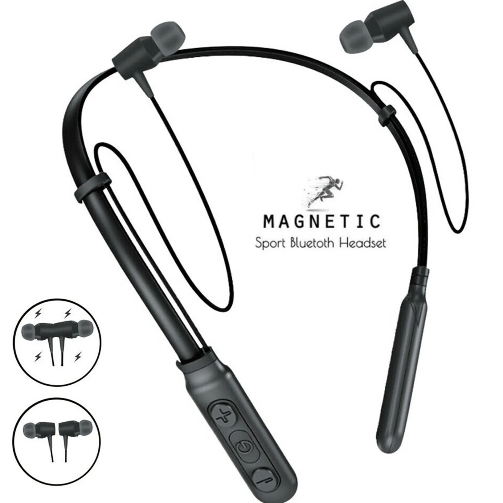 

Wireless Bluetooth Headphones Sport Running Earphones Stereo Super Bass Headset