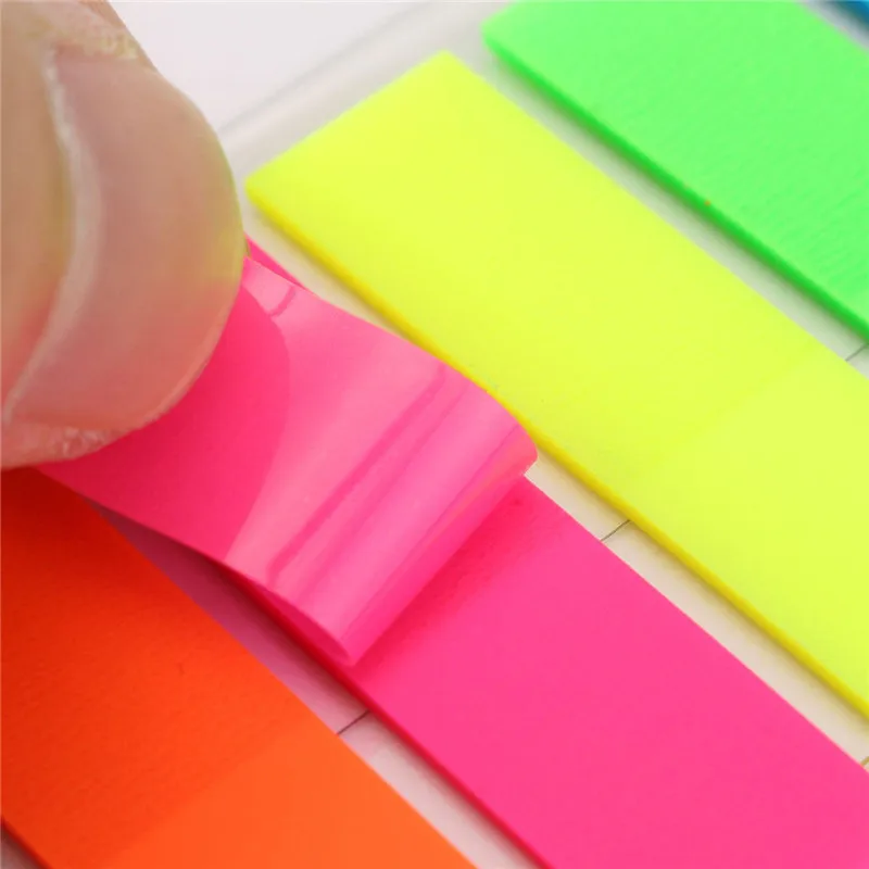 Радужные Стикеры для заметок записей офисные и школьные принадлежности оптовая