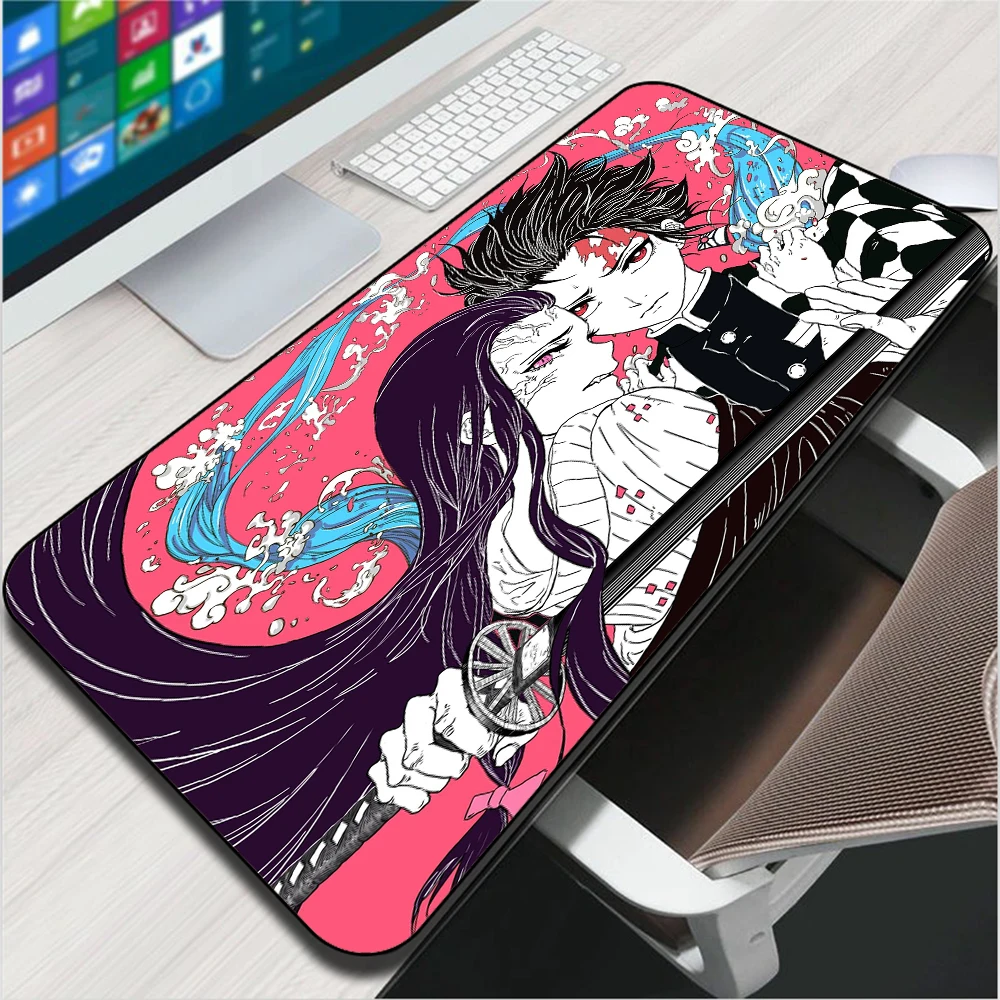 XGZ Anime Mouse Pad XXL Ghost Devil's Ninja Notebook Computer Gamer Keyboard Mat Game Accessories Speed Edition Gaming Mouse Pad