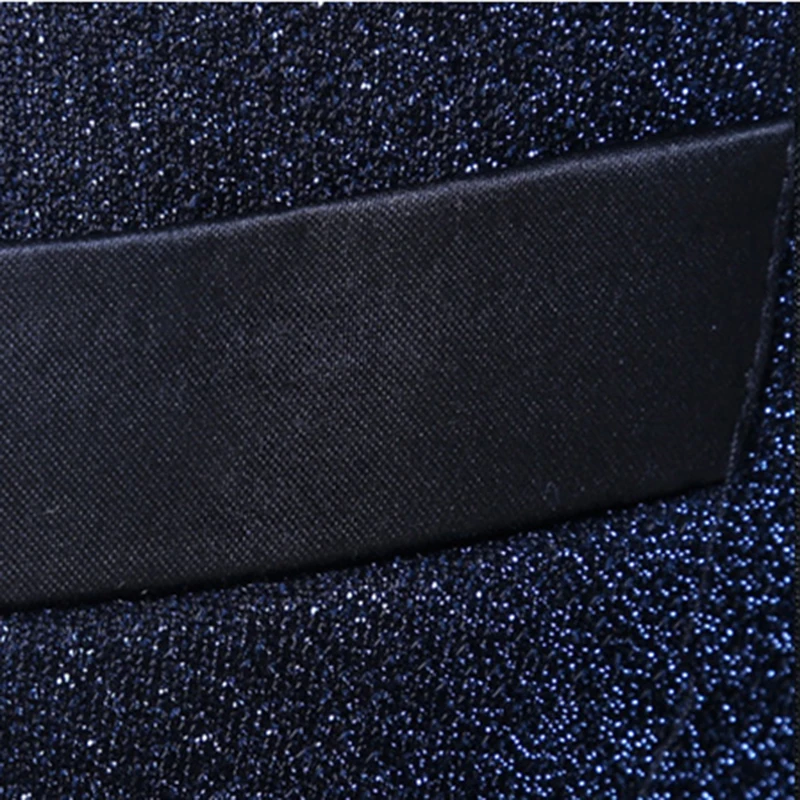 Мужской темно-синий смокинг модный приталенный костюм для жениха из 2 предметов