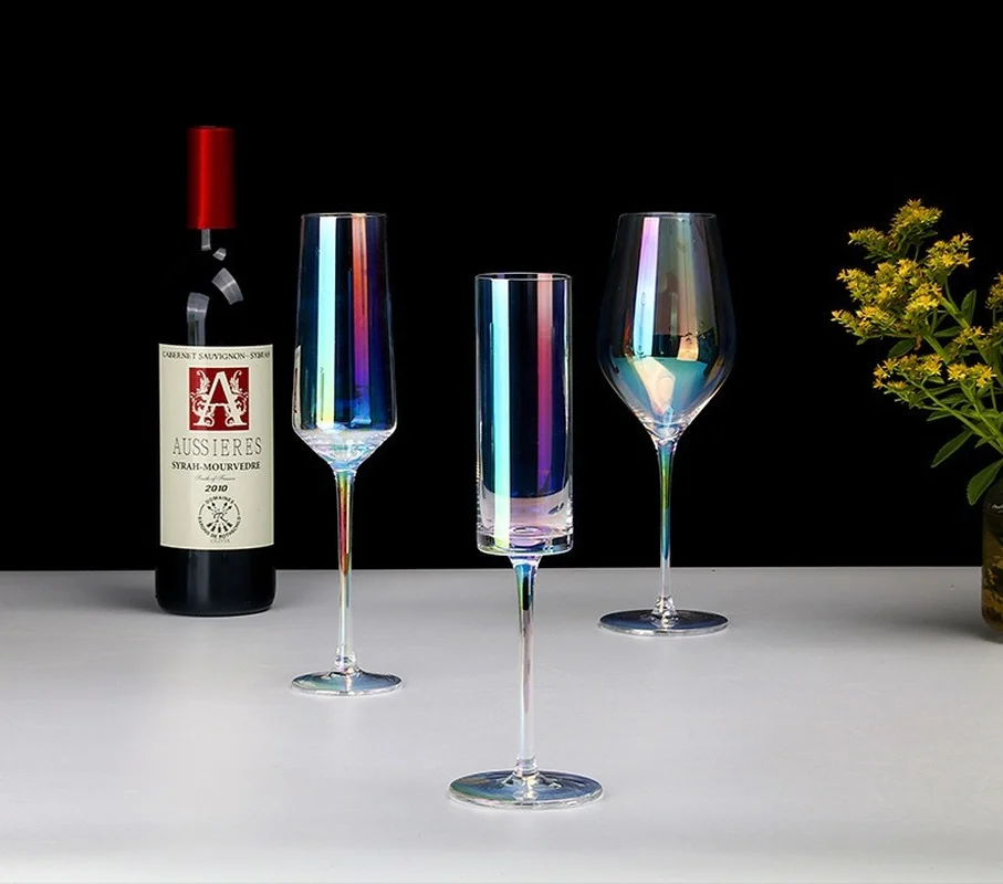 

Red Wine Glass, Amber Crystal Glass, Champagne Glass, Creative Colorful Tall Glass, Wine Glass, Wine Set Whiskey Glass Lot
