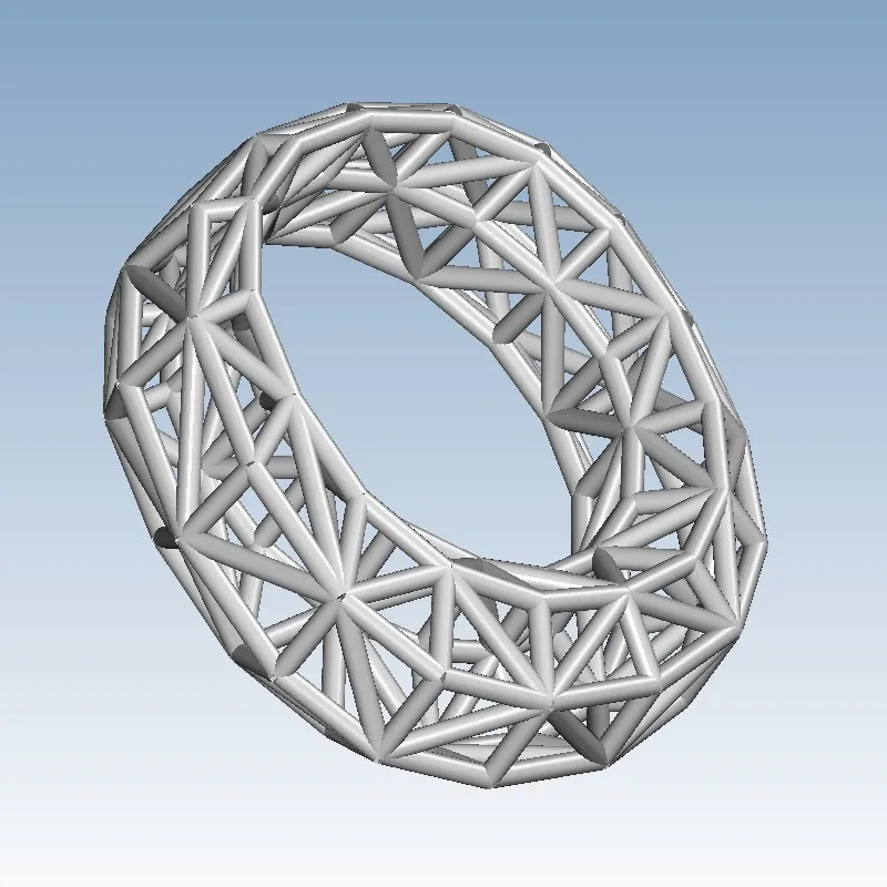 

Ring ring Custom order highqualityhighprecision digital models 3D printing service Creative Jewelry ST446
