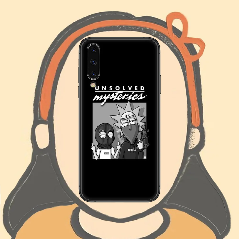 

funny ricks mortys Phone Case For Samsung Galaxy A 3 5 7 8 10 20 20E 21S 30 30S 40 50 51 70 71 black Shell Luxury Hoesjes Pretty