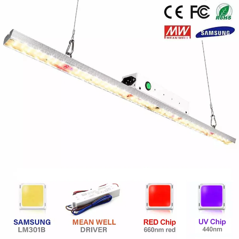 

Bar Quantum COB LED Grow Light Board Full Spectrum SAMSUNG LM301B 300W Plant Growing Lamp For Indoor Greenhouse Plants Growth