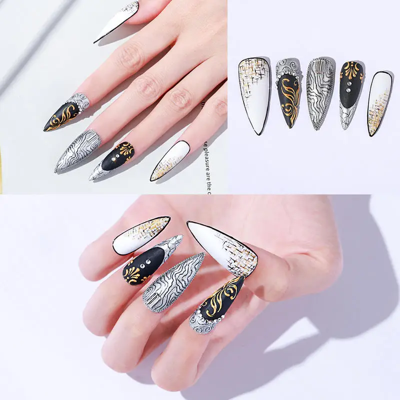 Elite99 5ml No-Wipe 3D Embossing Effect Gel Nail Polish Drawing Painting UV Art Manicure Hybrid Varnish GelLak | Красота и здоровье