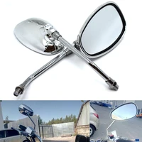 10mm universal motorcycle rear view mirror oval rear view mirror for yamaha mt 01 mt 03 mt 07 mt 09srfz 07 fz 09 mt 10