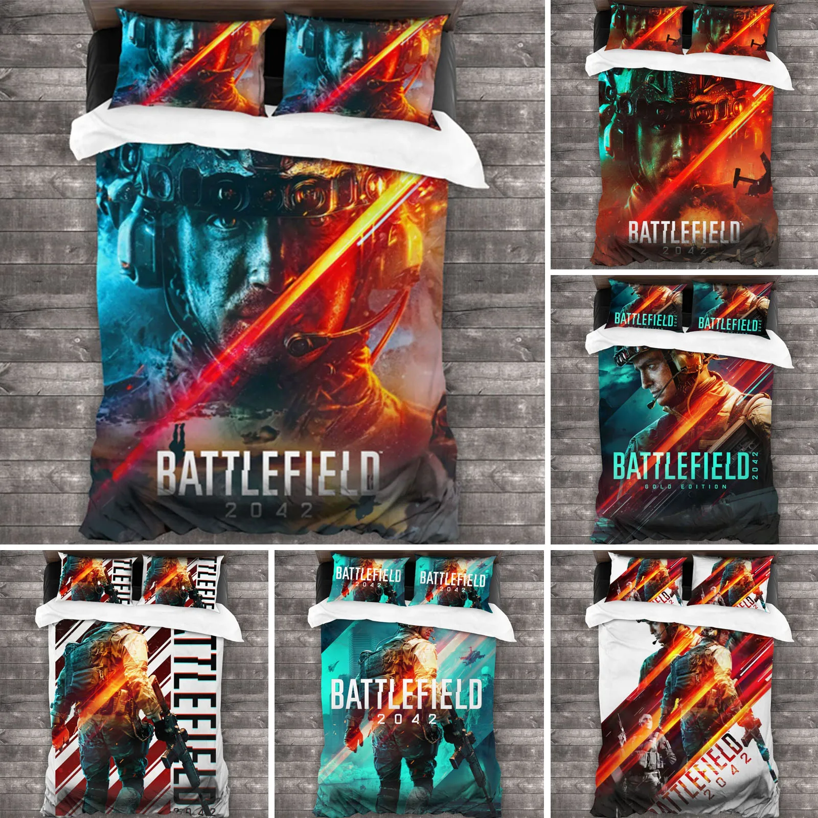 

Всесезонный Комплект постельного белья из 3 предметов с одеялом 2042 х130 см