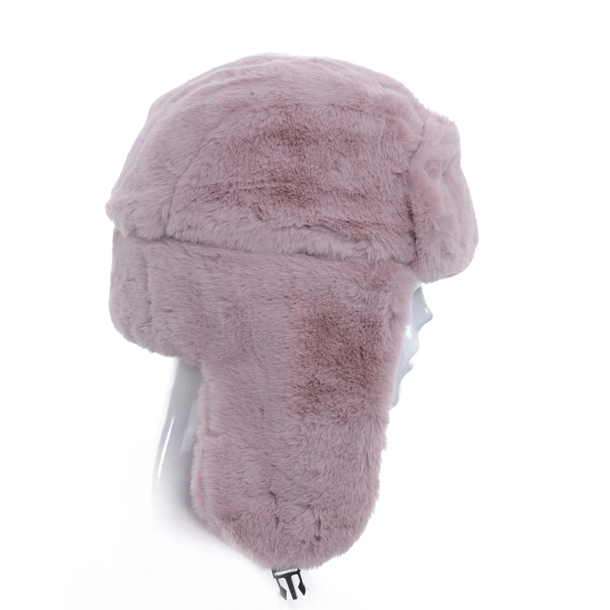 Женская шапка-бомбер из ПУ кожи с защитой ушей | Аксессуары для одежды