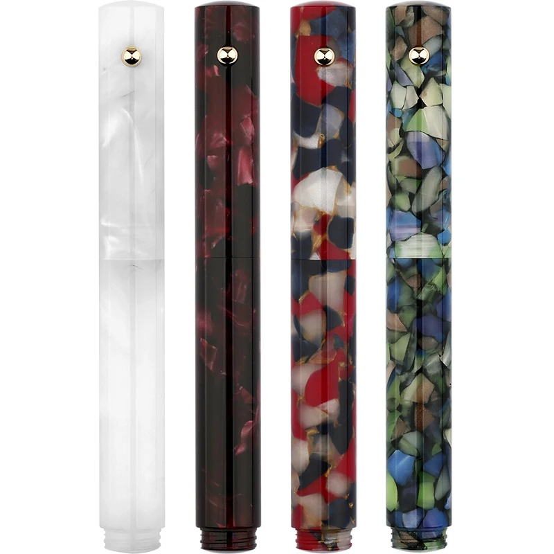 

MAHJONG N8 Resin Fountain Pen EF Nib 0.6mm Fountain Pen Glass Dip Pen Dual-use Ink Pen Writing Painting Fountain Pen Office Pen