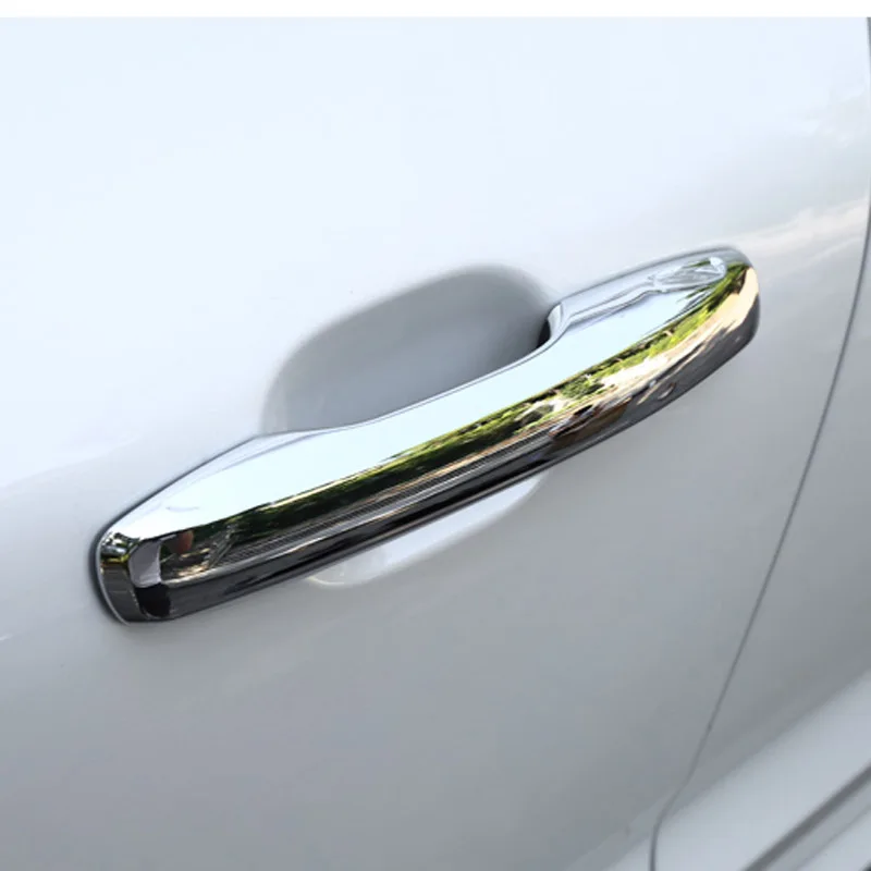 For Volvo XC60 XC90 S90 V90 CC 2018 2019 2020 Car Door knob ABS Chrome Exterior Door Handle Bar Frame Cover Trim Accessory