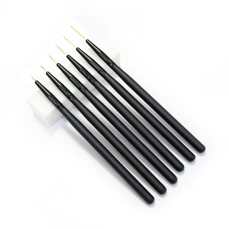 Двусторонняя кисть для дизайна ногтей рандомная ручка рисования Гель-лак кисти