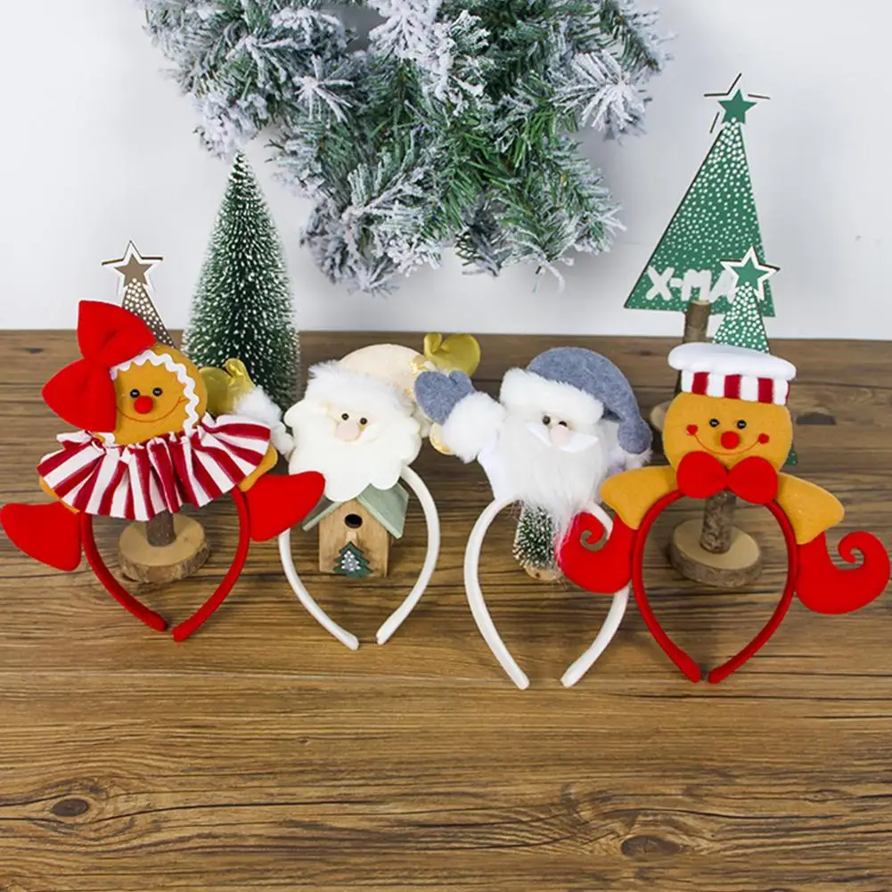 Рождественское украшение Рождественская Пряничная повязка рождественские