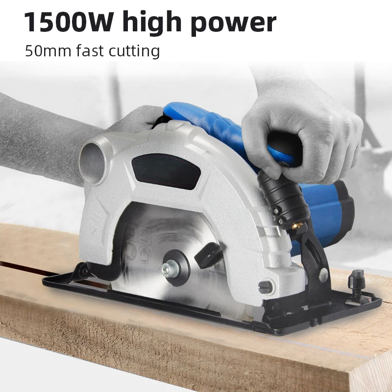 1500W Electric Woodworking Circular Saw With Laser Multifunctional Electric Saw For Cut Wood DIY Household Power Tool Set 220V