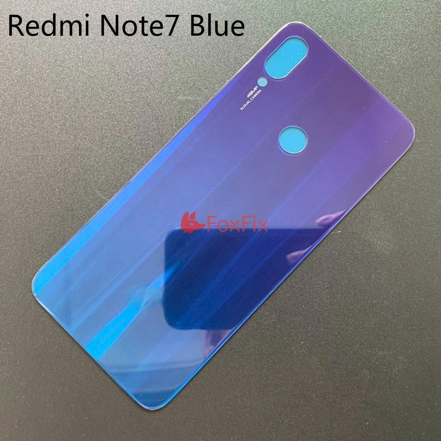 Задняя крышка батарейного отсека для Xiaomi Redmi Note 7 Pro стеклянная Note7 задняя 7|Корпусы