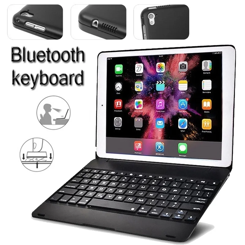 Новое обновление ультра тонкий IPad Pro 9,7 планшетный ПК Bluetooth клавиатура AIR 2 Беспроводная Bluetooth откидная клавиатура