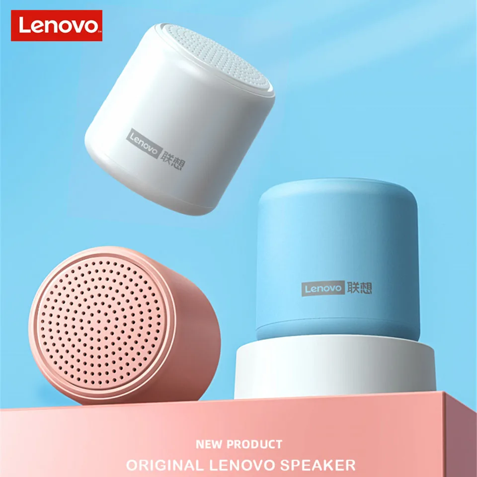 Bluetooth Колонка Lenovo L01 портативная Водонепроницаемая мини колонка с микрофоном и