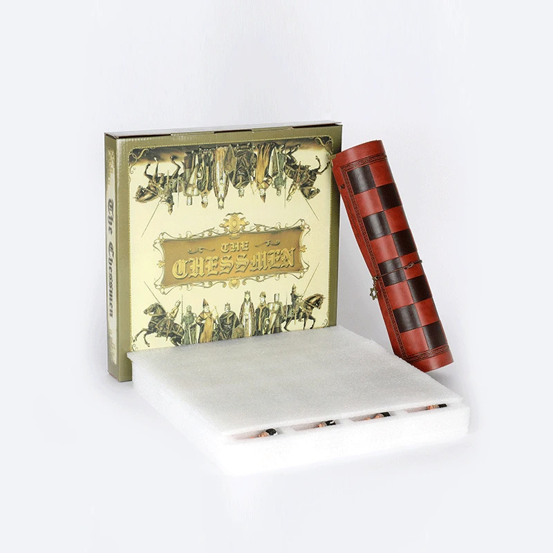 

Chess Set Luxury Leather Chess Board The Mermaid Chess Sets Portable Traveling Intelligence Game A Birthday Present Chess Them