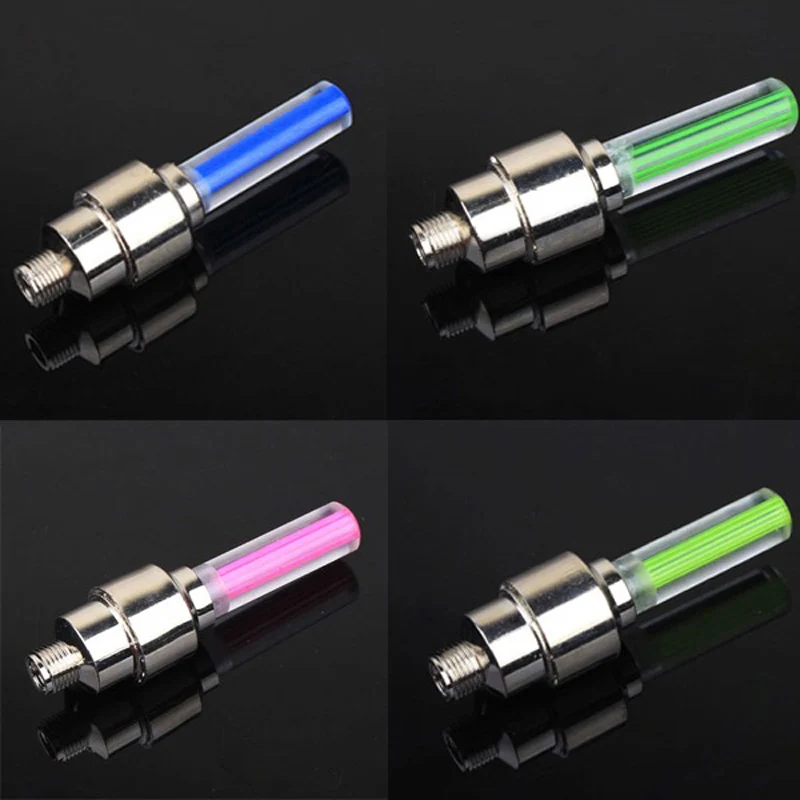 2 Pcs LED Bike Wheel Lights with Battery Pre-installed Bicycle Wheel Spoke for Cycling Racing THJ99