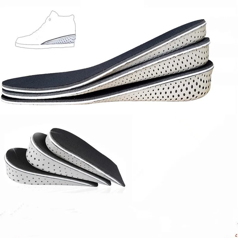 1 пара для мужчин и женщин увеличения роста высокая полноразмерная стелька с