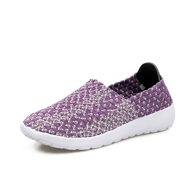 2019 г. осенняя женская обувь на плоской подошве светильник лоферы тканевая