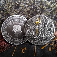 religious temple indus civilization shiva and elizabeth ii head portrait silver coins commemorative coin tourist souvenir crafts