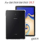 Чехол для Samsung Galaxy Tab S4 10,5 чехол для планшета силиконовый чехол из термопластика прозрачный для SM-T830 SM-T835 10,5 ''тонкий подушка крышка с защитой от падения