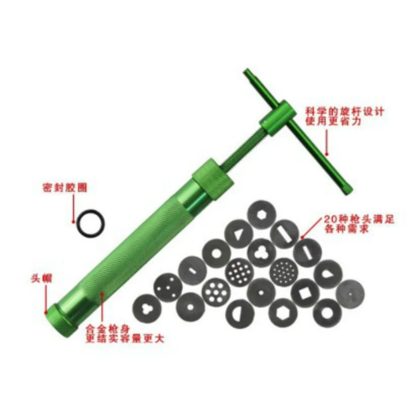 Новый практичный экструдер из нержавеющей стали для сахарной пасты с 20