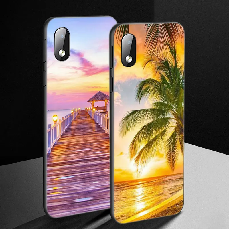 Sunset Beach Sea Case For Samsung Galaxy A13 A03S A01 Core A10 A20E A21 A30 A40 A41 A42 A90 A9 A6 A7 A8 Plus 2018 A5 2017 Cover images - 4