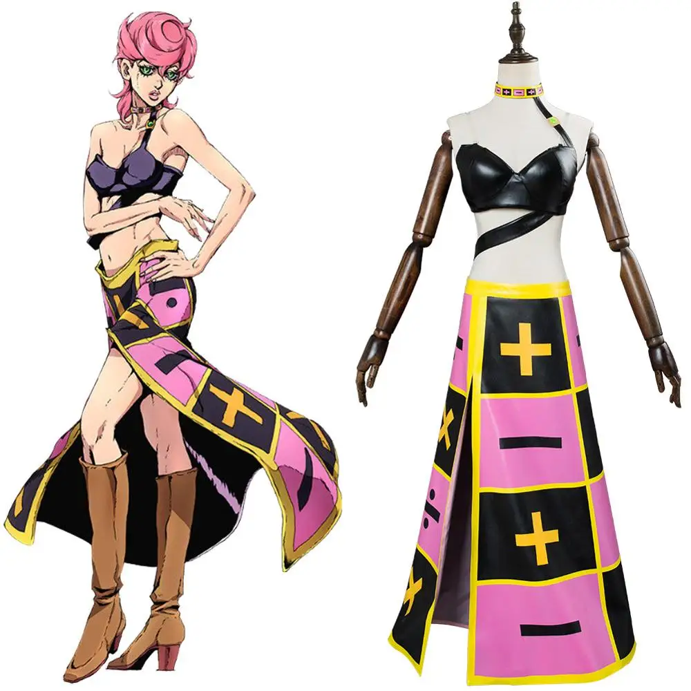 

JoJos Bizarre Adventure Golden Wind Trish Una Cosplay Costume Women Outfits Suit Halloween Carnival Costumes