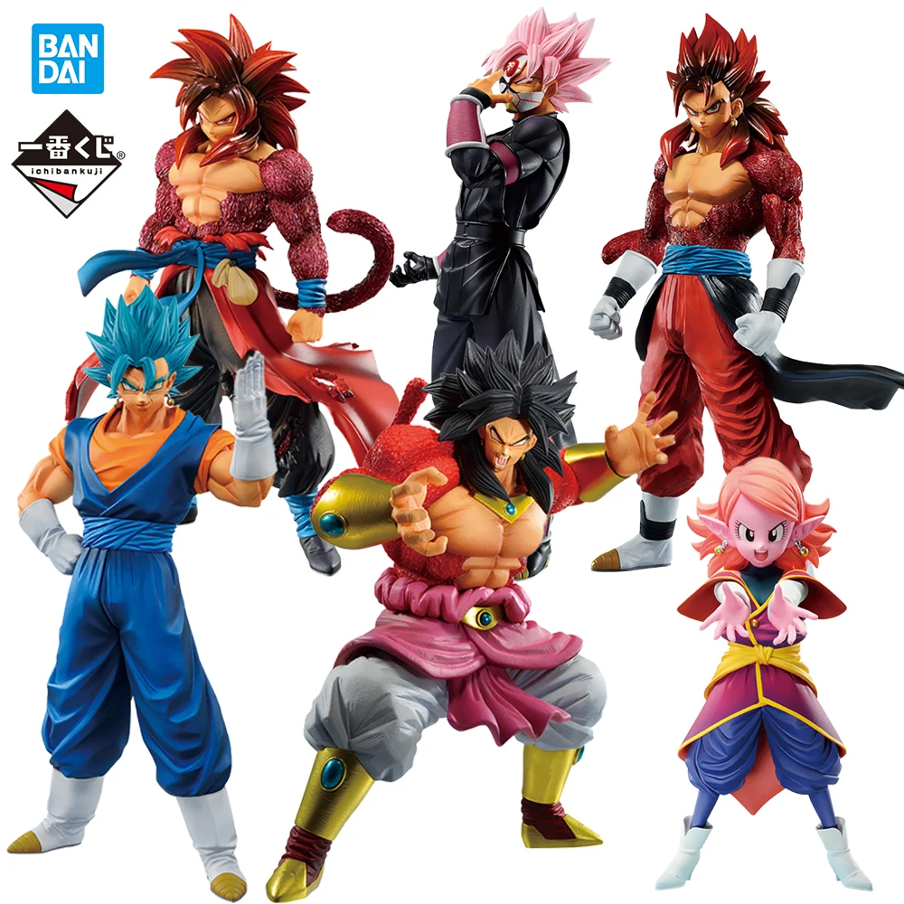 

Bandai Ichiban Kuji Super Dragon Ball Heroes Super Saiyan 4 Broly Vegetto Sun Goku Collectile Model Anime Figure Action Toys