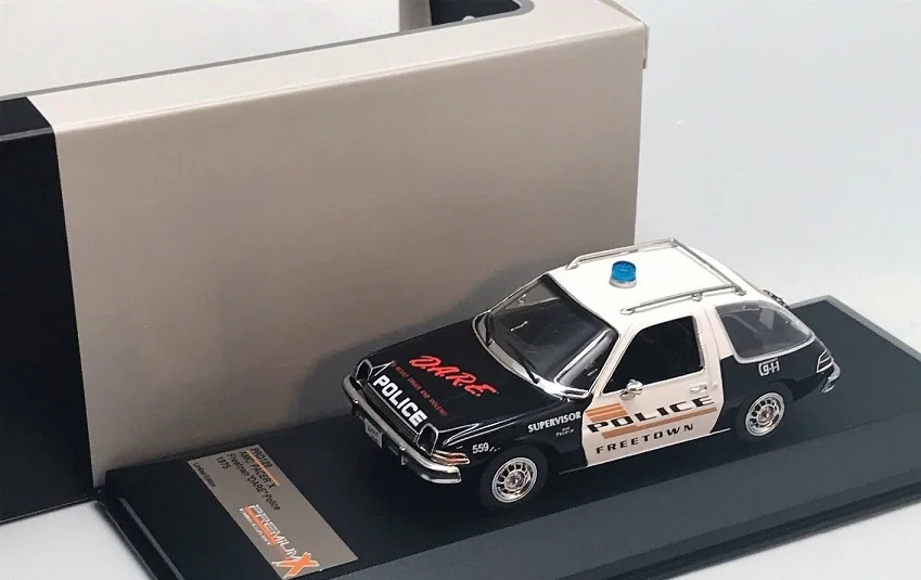 Премиум 1:43 1975 AMC PACER металлические Литые игрушечные машинки из сплава модели
