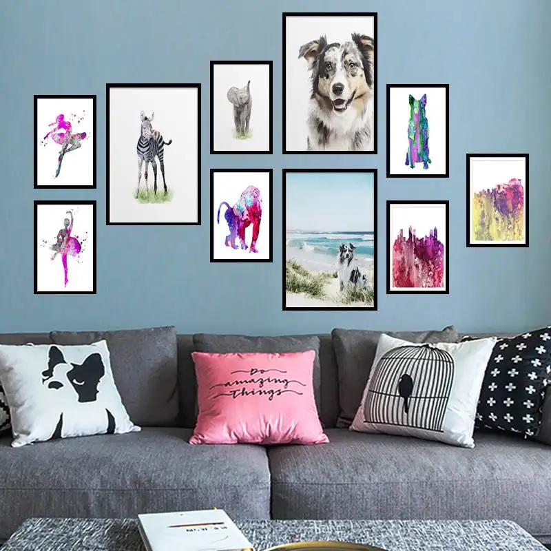 

Athens Skyline Cityscape Illustration s City silhouette Canvas Wall Art for Bedroom Home Decorations