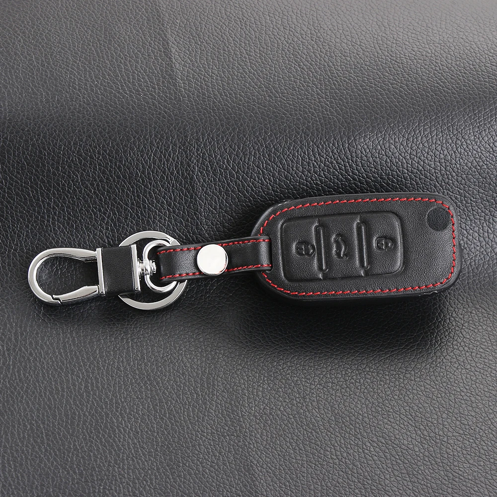 Кожаный защитный чехол для ключей автомобиля автомобильные аксессуары VW volwagen Polo