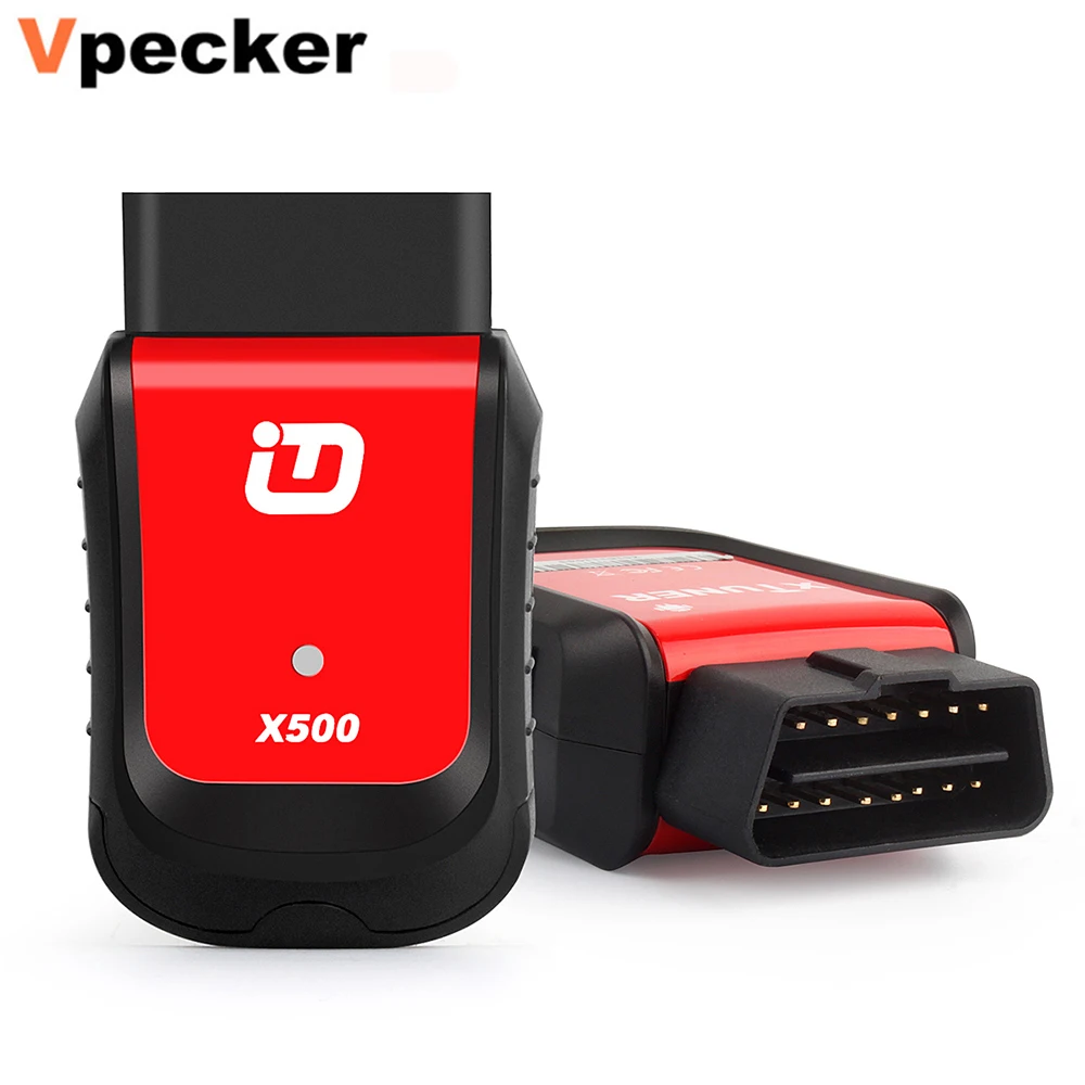 

Vpecker xтюнер X500 OBD2 сканер Bluetooth/Wifi Android инжектор кодирования ключей Программирование ABS EPB TPMS DPF масляный аккумулятор SRS сброс