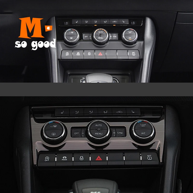 Для Skoda Karoq автомобильная ручка кондиционера панель переключателя крышка рамка