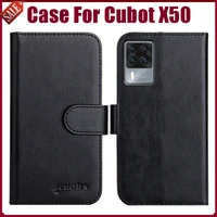 Hot  Cubot X50 Case 6 67  Fashion Colors Flip Soft Leather Phone Wallet Cover For Cubot X50 Case Card Solts