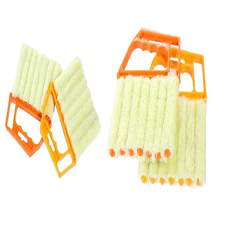 Полезная щетка из микрофибры для чистки окон с моющейся тканью венецианских