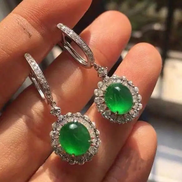 Женские серьги из серебра 925 пробы с инкрустацией | Украшения и аксессуары
