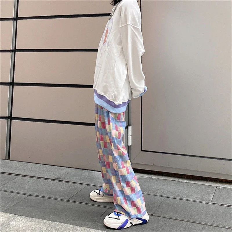 

Women Y2K Pants E Girl Trousers Pant Aesthetic Female Sweatpants Pants Lady Bottoms clothes vintage jogger size vero punk vegan