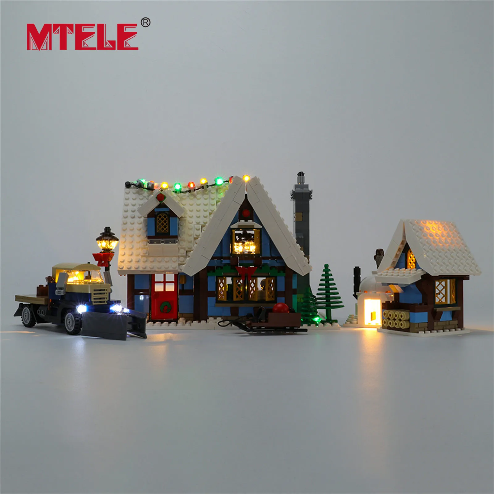 

MTELE Brand LED Light Up Kit For 10229 Creator Winter Village Cottage
