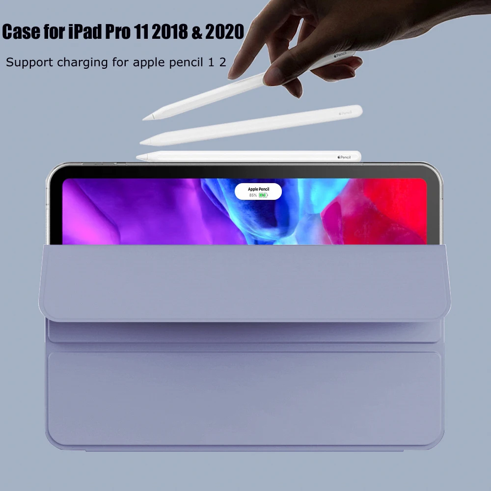 

Tablet for Funda Huawei Matepad T10 T10s 10.1" Cases Tri-fold Leather Silicone Back Protective Cover for Huawei Matepad 9.7 Case