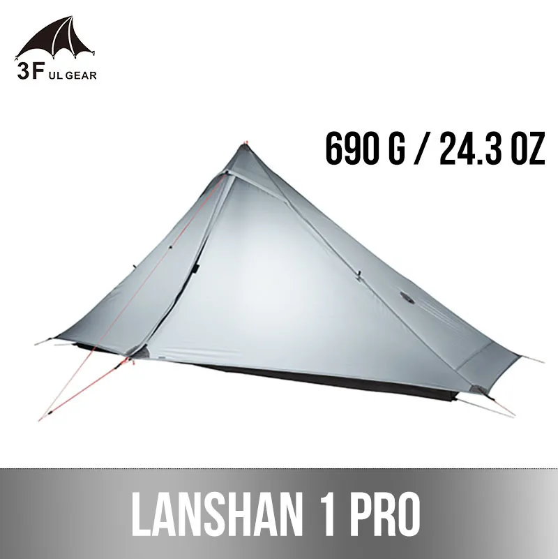 3F UL GEAR Lanshan 1 Pro палатка для кемпинга на открытом воздухе человек 3 4 сезона походная