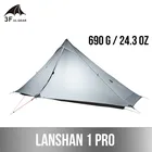 3F UL GEAR Lanshan 1 Pro палатка для кемпинга на открытом воздухе на 1 человек 3-4 сезона походная портативная профессиональная 20D нейлоновая Сверхлегкая палатка без ручки