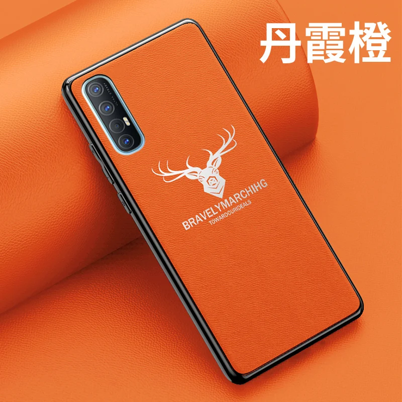 Роскошный оленьей кожи Мягкий чехол для OPPO K3 K5 A91 A8 A11X F11 A5 A92 A52 R17 Рино 4 3 Pro Realme X50