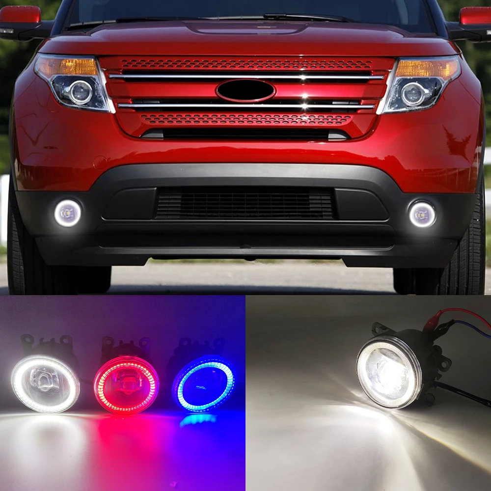 2 функции авто светодиодный DRL Дневной светильник для Ford Explorer 2011 2012 2013 2014