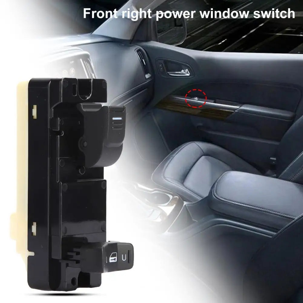 Переключатель управления окошком передний правый боковой ABS 15205244 черный