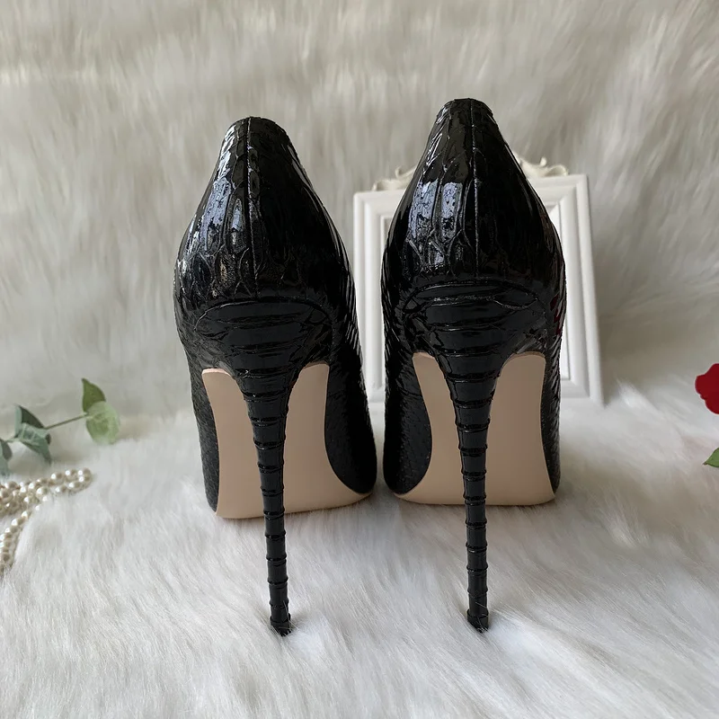 Коллекция 2019 года фабричный магазин изготовленная на заказ черная лакированная